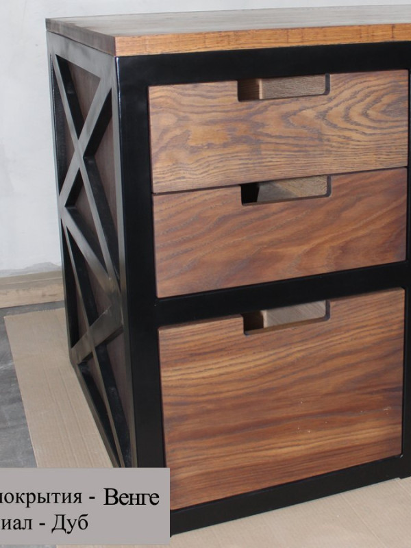 Стол письменный в стиле лофт GES-68